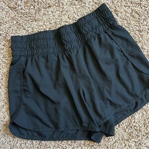 Jockey Black Athletic Shorts Lightweight Elastic Waist